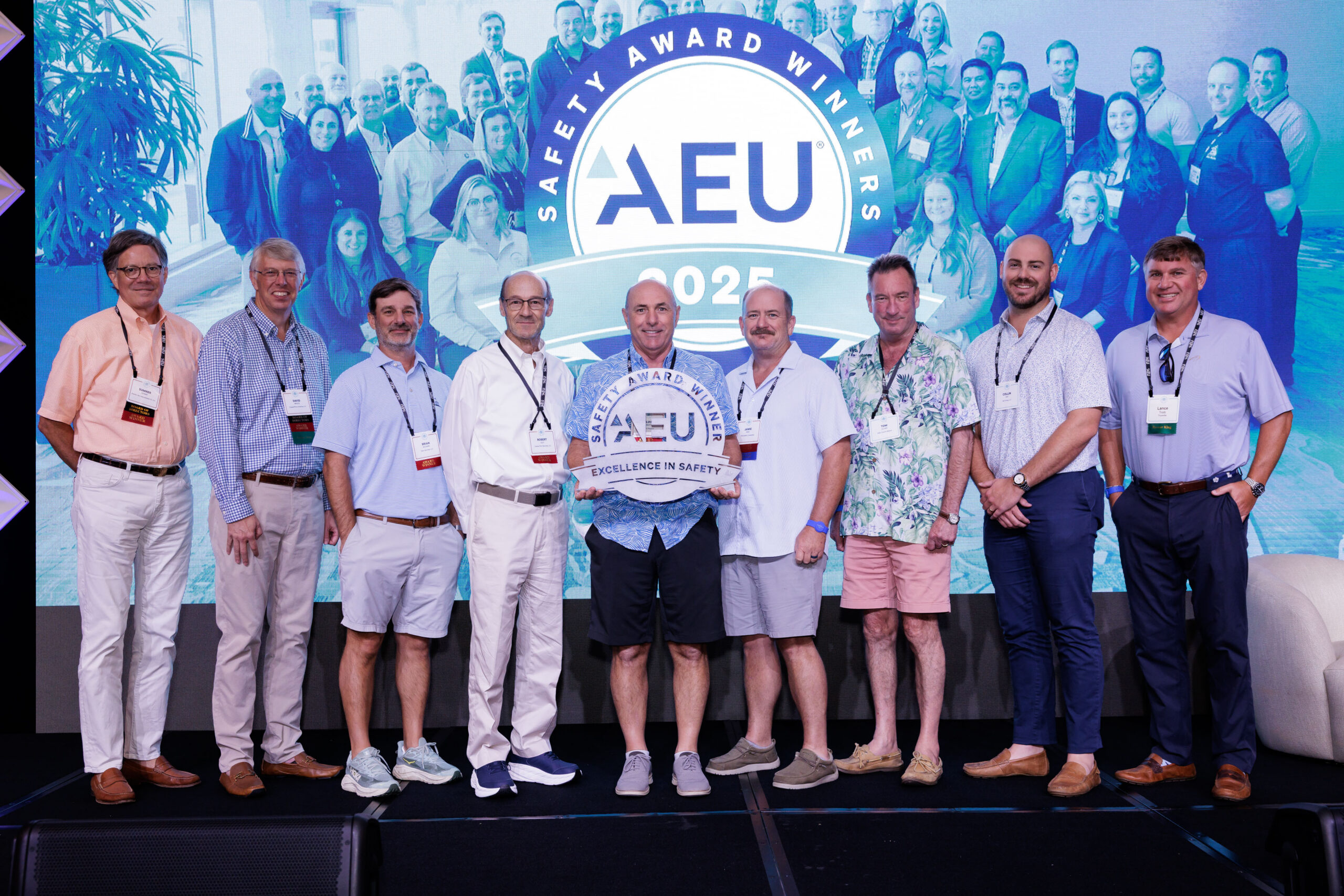 Image of July 2026 AEU Safety Award Winners